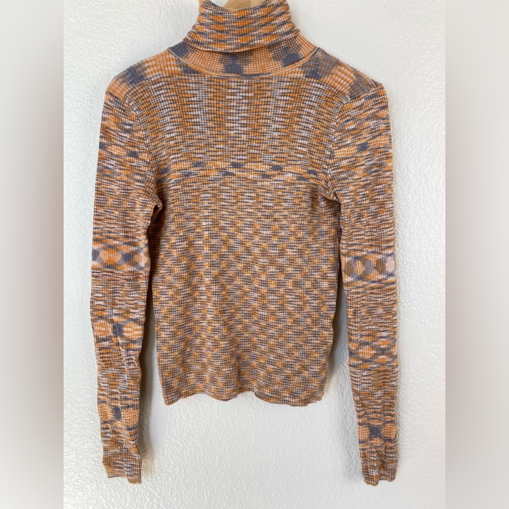 Urban Outfitters UO Turtle Sweater Long Sleeve Geometic Pattern Size Small